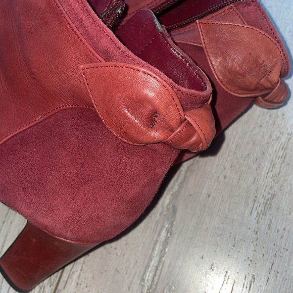 Ralph Lauren Breanne Heels Boot Bootie Red Leather 10US bow back leather bootie - Picture 11 of 12